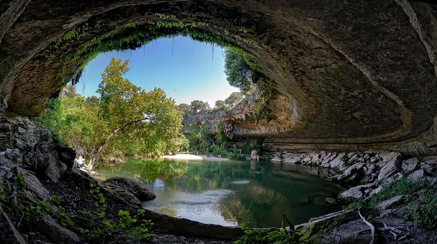 Hamilton Pool Preserve in Austin, Texas -Natural beauty tourism destinations