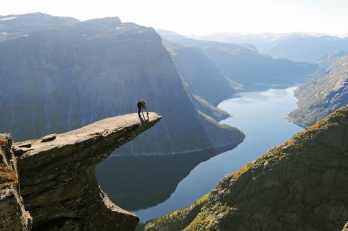 Trolltunga i Odda, Hardanger.