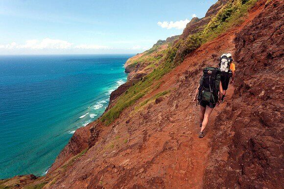 Kalalau Trail, Kauai, Hawaii